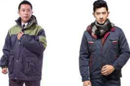棉服工作服定做首選黃紫服飾！